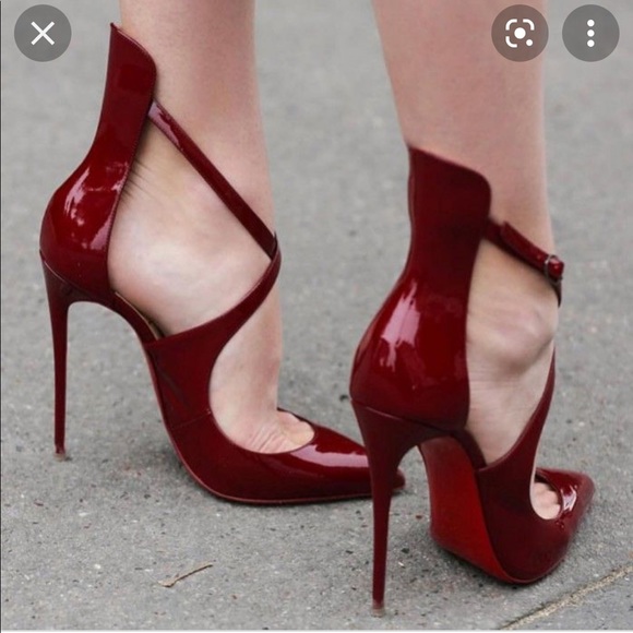 Christian Louboutin Shoes - Louboutin Marlenarock. Blood REd / CHerry patent leather point toe shoes